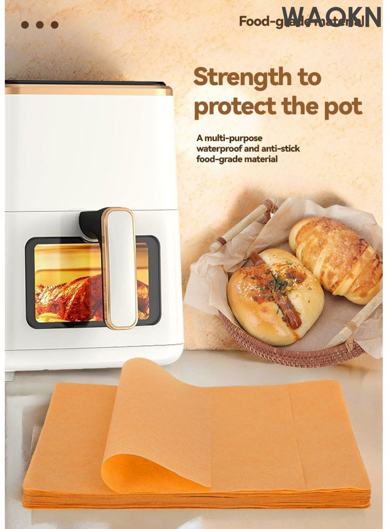 دبليو أيه أو كي أن ورق خبز مستطيل 100، ورق زيت السيليكون، ورق مقاوم للزيت، مقاوم لدرجات الحرارة العالية، لا يتجعد أو يحترق، صحي وآمن وغير سام، سهل التغليف، مصنوع من مادة لب الخشب الأصلية. - Image 4