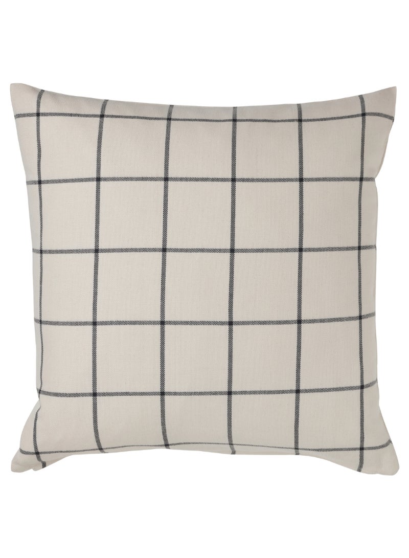 Cushion Cover Off-White/Black 50X50 Cm - Image 1