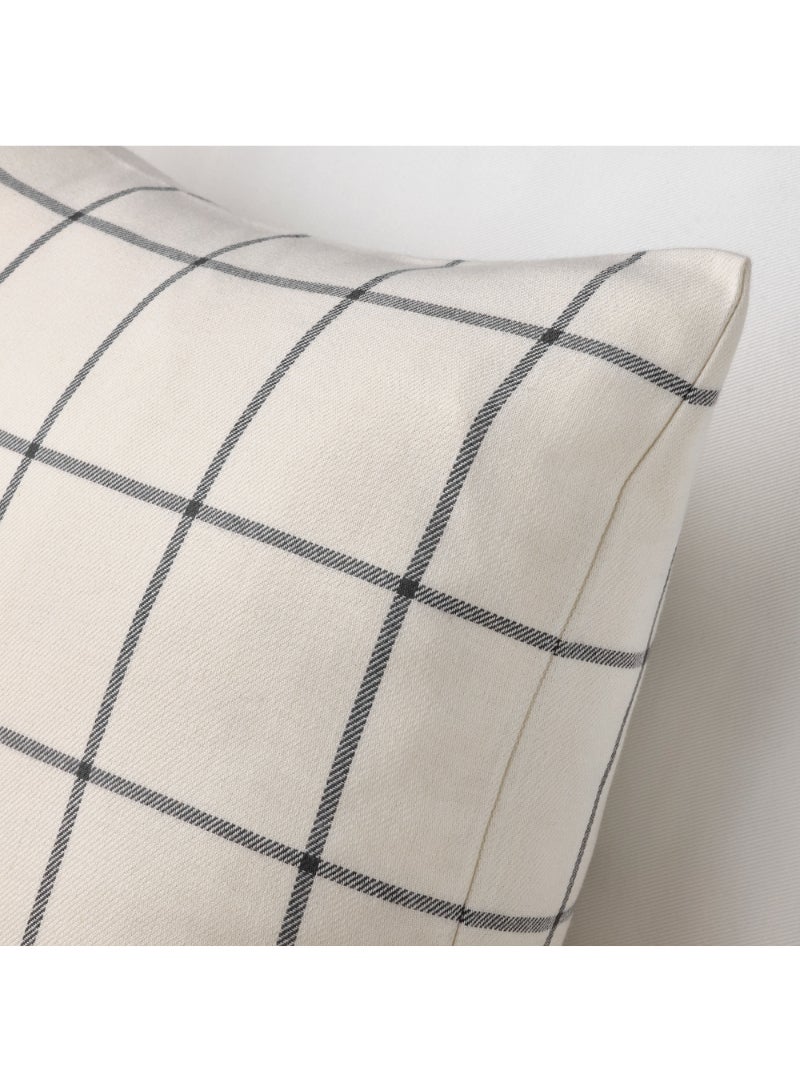 Cushion Cover Off-White/Black 50X50 Cm - Image 5