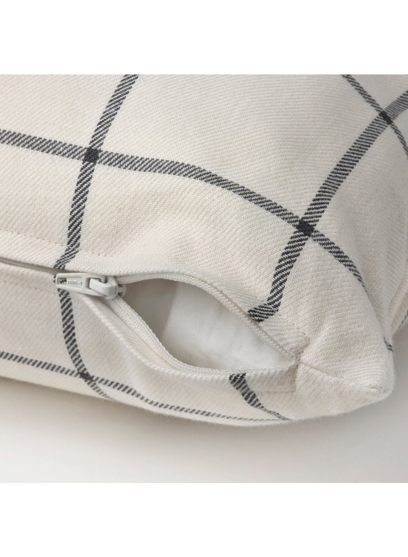 Cushion Cover Off-White/Black 50X50 Cm - Image 3