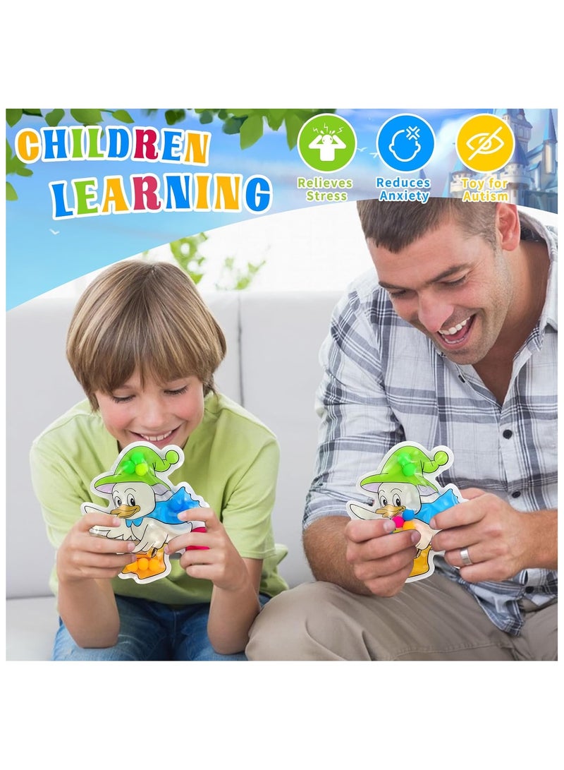 Duck Color Sorting Sensory Toy,Montessori toy Early Development toys,Activities Learning & Education Toy,Fine Motor Matching Game for Toddlers,Road trip Travel Essential Toys,Best Gifts for boys and girls 1 2.3.4.5.6 year. - Image 3