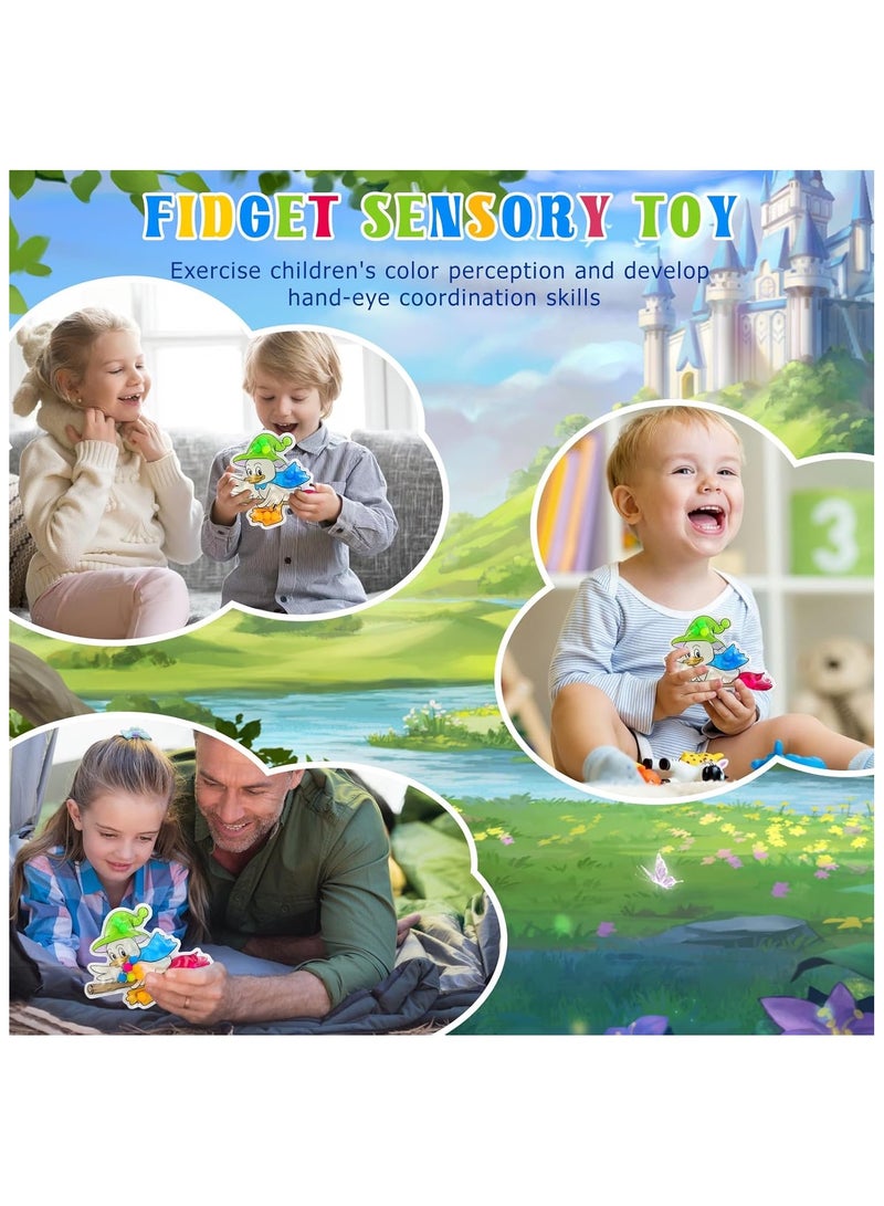 Duck Color Sorting Sensory Toy,Montessori toy Early Development toys,Activities Learning & Education Toy,Fine Motor Matching Game for Toddlers,Road trip Travel Essential Toys,Best Gifts for boys and girls 1 2.3.4.5.6 year. - Image 4