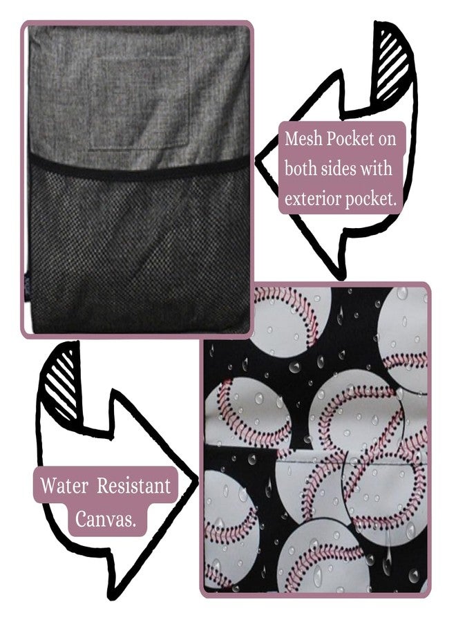 NGIL Utility Tote Bag (Baseball-black) - Image 4