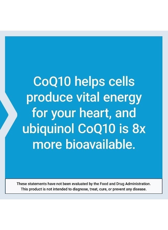 Life Extension Super Ubiquinol CoQ10 with Enhanced Mitochondrial Support, Potent Heart Health & Cellular Energy Production Support, Ultra-absorbable, Gluten-Free, Non-GMO, 100 mg, 90 softgels - Image 4