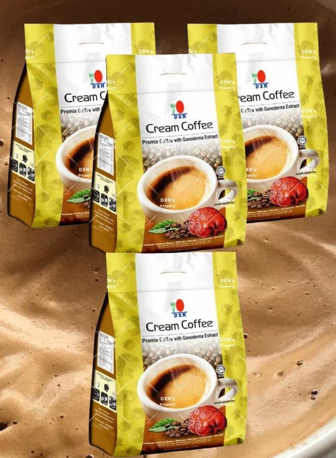 DXN 4 Pieces Cream Coffee 20 packs x 14 gram  - Image 1