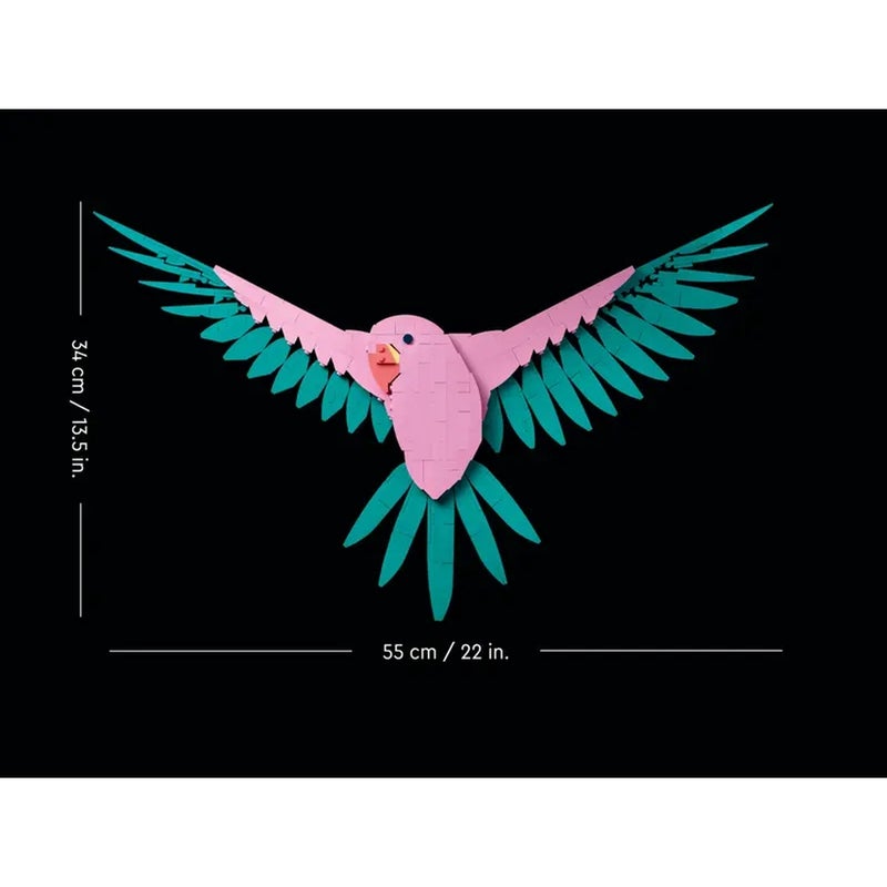 LEGO LEGO - Art The Fauna Collection Macaw Parrots 644 Pieces - 31211 - Image 2