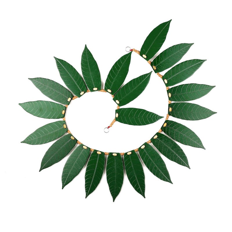 Cycle Handcrafted Mango Leaf Thorana - Image 1