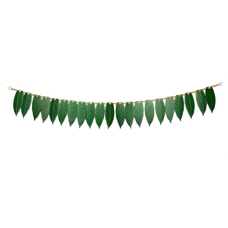 Cycle Handcrafted Mango Leaf Thorana - Image 2