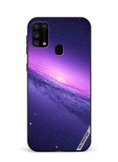 VR CREATIVE Protective Case Cover For Samsung Galaxy M31/M31 Prime Abstract Crossed Lines Galaxy Seamless Design Multicolour  - Image 1