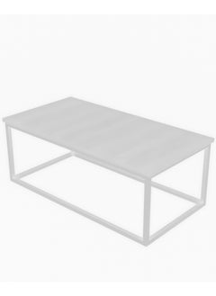 Steel Coffee Table White 45x120x60cm - pzsku/Z53457D8A21C78D8217B6Z/45/_/1740047799/e561b67b-afb2-4aed-8120-84d35c7edc90