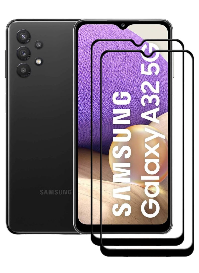 ACLIX 2 Pieces Antistatic ESD Dustproof Premium Quality High Definition Tempered Glass Screen Protector Designed For Samsung Galaxy A32 5G - Image 1
