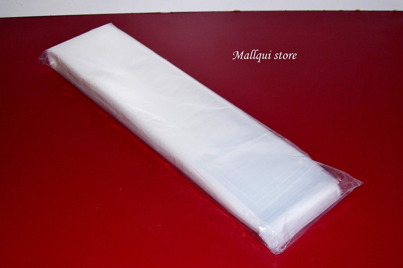 ULINE - 100 Clear 4 x 16 Poly Bags Plastic Lay Flat Open TOP Packing Best 2 MIL - Image 2