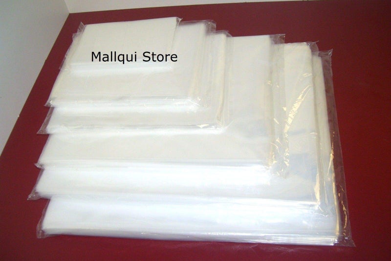 ULINE - 100 Clear 4 x 16 Poly Bags Plastic Lay Flat Open TOP Packing Best 2 MIL - Image 3