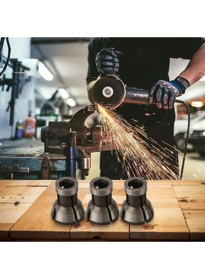 5 Piece Chuck Set Metal Collets for Carving Machine and Angle Grinder - Image 2