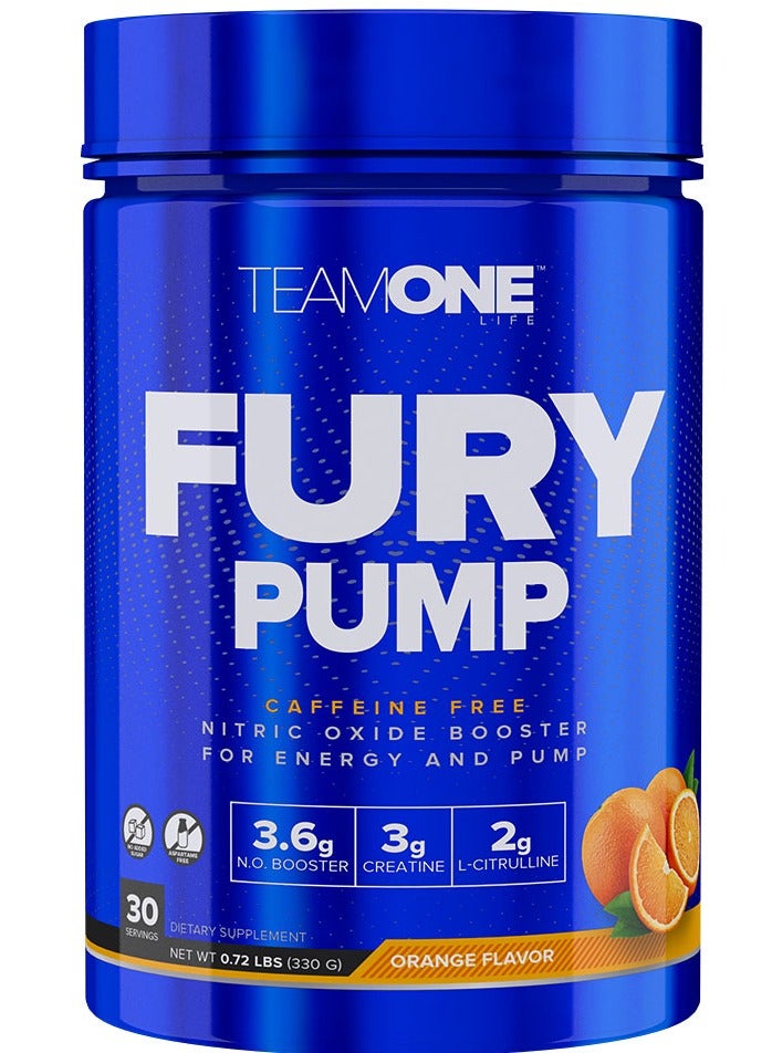 فوري بامب مكمل تعزيز خالٍ من الكافيين بنكهة البرتقال - 30 حصة