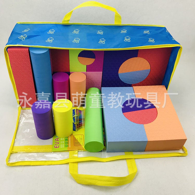 Naughty Castle Eva Building Blocks Extra Large Children'S Sponge Soft Building Blocks Kindergarten Foam Building Blocks - Image 2