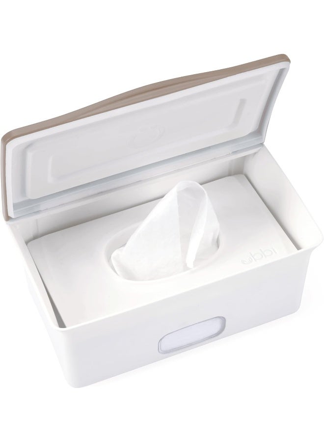 يبي Ubbi Baby Wipes Dispenser with Weighted Plate and Secure Seal - Image 1