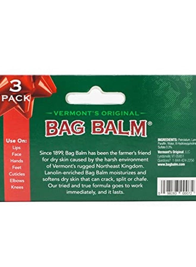 Bag Balm Skin Moisturizer Mini Tin Gift Box (Set of 3)  - Image 3
