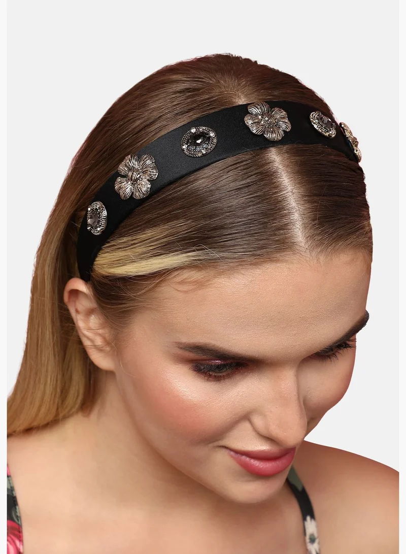 SOHI Trendy Designer Stone Western Wear Hair Band For Women