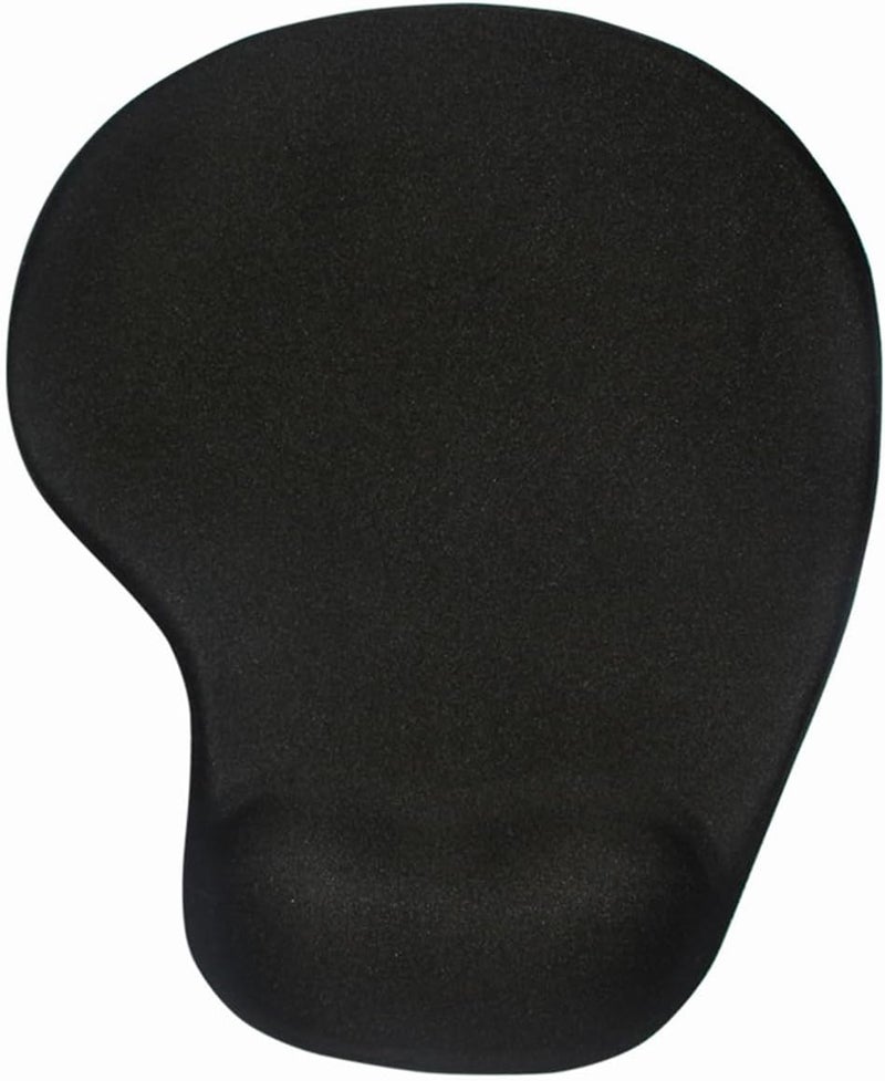 إي سي في في وسادات ماوس مريحة مع مسند معصم جل مريح ومبرد ووسادة ماوس من قماش الليكرا مع دعم للمعصم وقاعدة من البولي يوريثان غير قابلة للانزلاق ومتينة وقابلة للغسل لسهولة التنظيف - Image 1