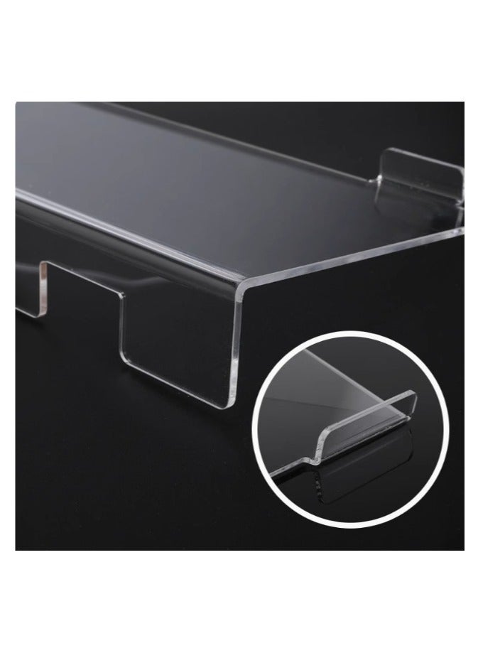 حامل لوحة مفاتيح، حامل لوحة مفاتيح كمبيوتر، حامل لوحة مفاتيح أكريليك، مكتب رفع أكريليك، حامل لوحة مفاتيح (شفاف) - Image 2