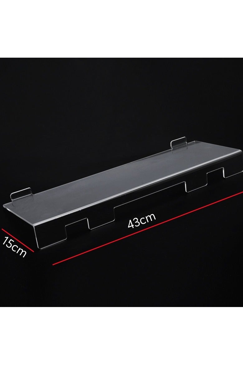 حامل لوحة مفاتيح، حامل لوحة مفاتيح كمبيوتر، حامل لوحة مفاتيح أكريليك، مكتب رفع أكريليك، حامل لوحة مفاتيح (شفاف) - Image 3