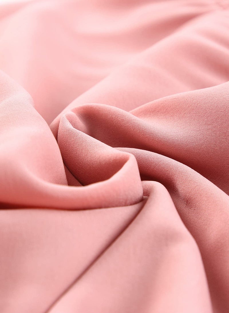 blibean Girls Summer Tie Back Dress Tween Kids Formal Boho Cold Shoulder Cute Dresses Ruffle Party Short Tulle Clothing Vestidos NiÃ±as Size 12-13 Years Old Pink - Image 5