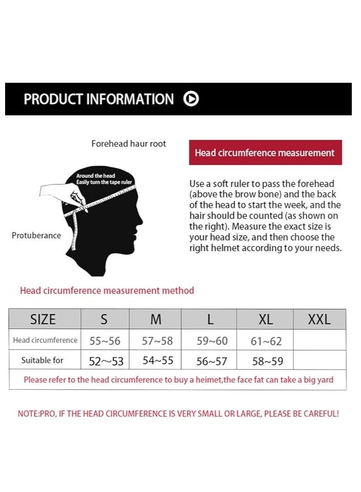 DUNISO Full face motorcycle helmet, ABS material off-road riding helmet, collision resistant, breathable and lightweight, with gloves, face mask, goggles, suitable for both men and women - Image 3