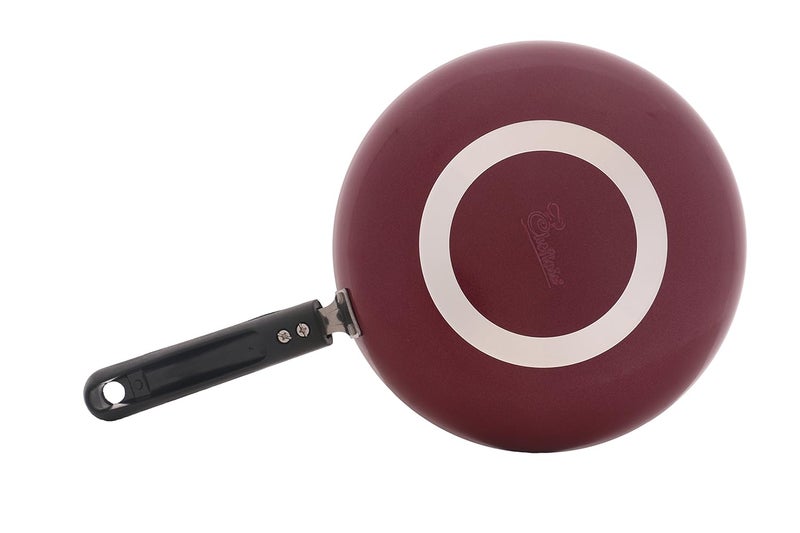 Cheftain Deluxe NonStick Aluminium Fry Pan Without Lid 210 mm Red - Image 4