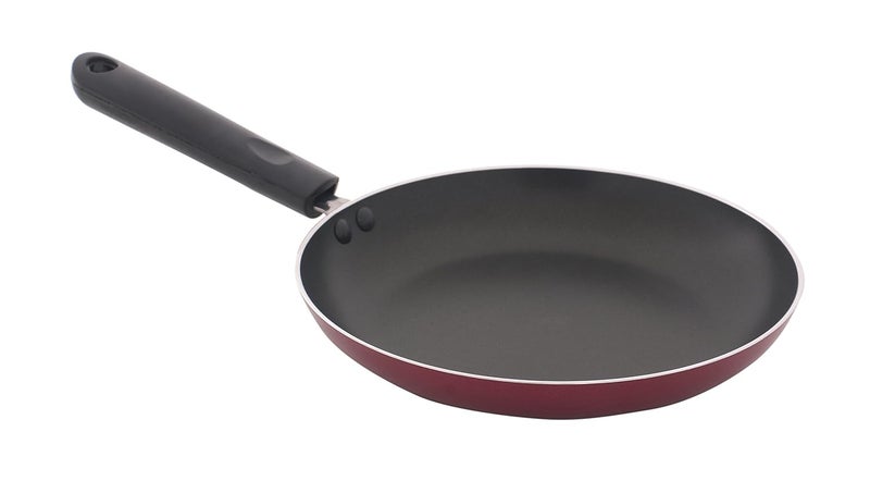 Cheftain Deluxe NonStick Aluminium Fry Pan Without Lid 210 mm Red - Image 1