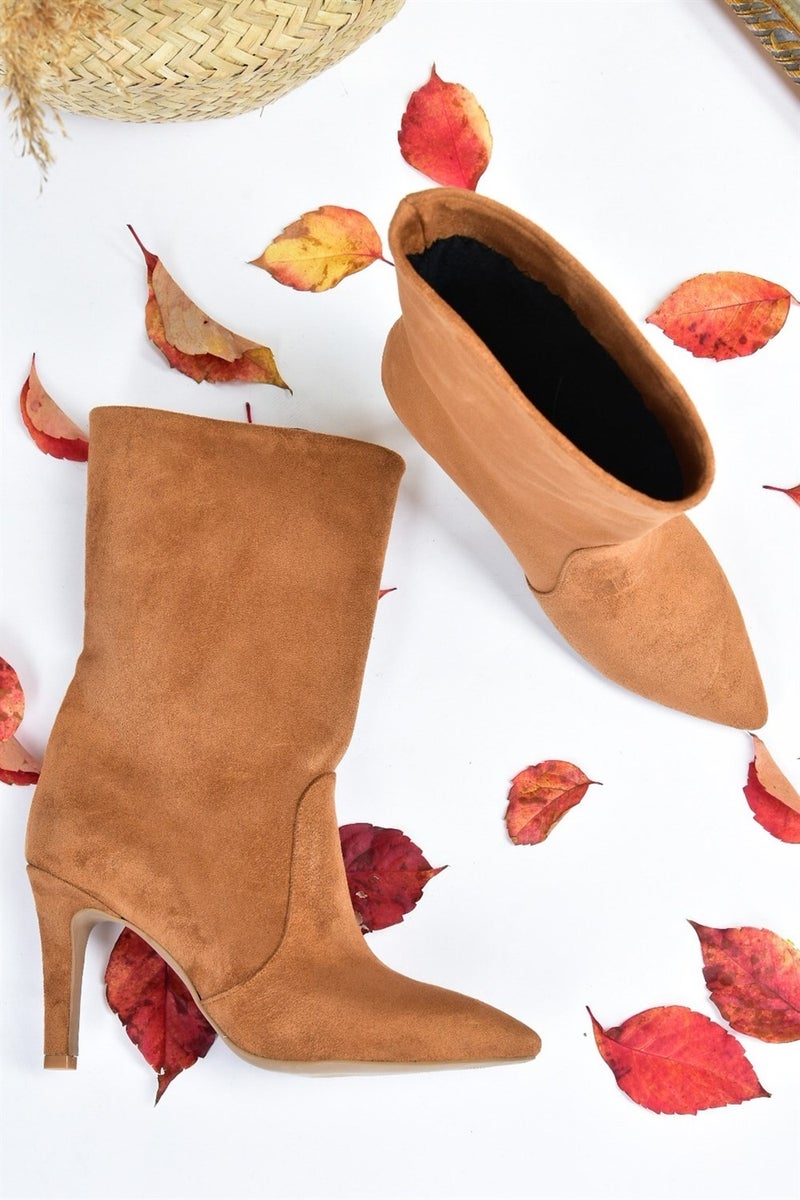 Fox Shoes أحذية نسائية برباط سويدي تان L404891302  - Image 4