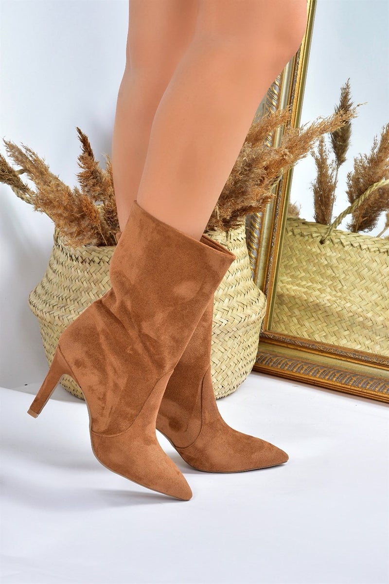 Fox Shoes أحذية نسائية برباط سويدي تان L404891302  - Image 2