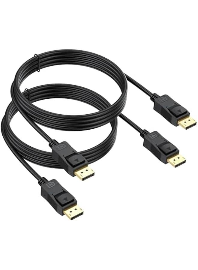MOXO 4K DisplayPort Cable 3FT 2, Display Port to Display Port Cable for Monitor DP to DP Cable Male to Male Adapter - Image 1