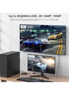 MOXO 4K DisplayPort Cable 3FT 2, Display Port to Display Port Cable for Monitor DP to DP Cable Male to Male Adapter  - Image 3