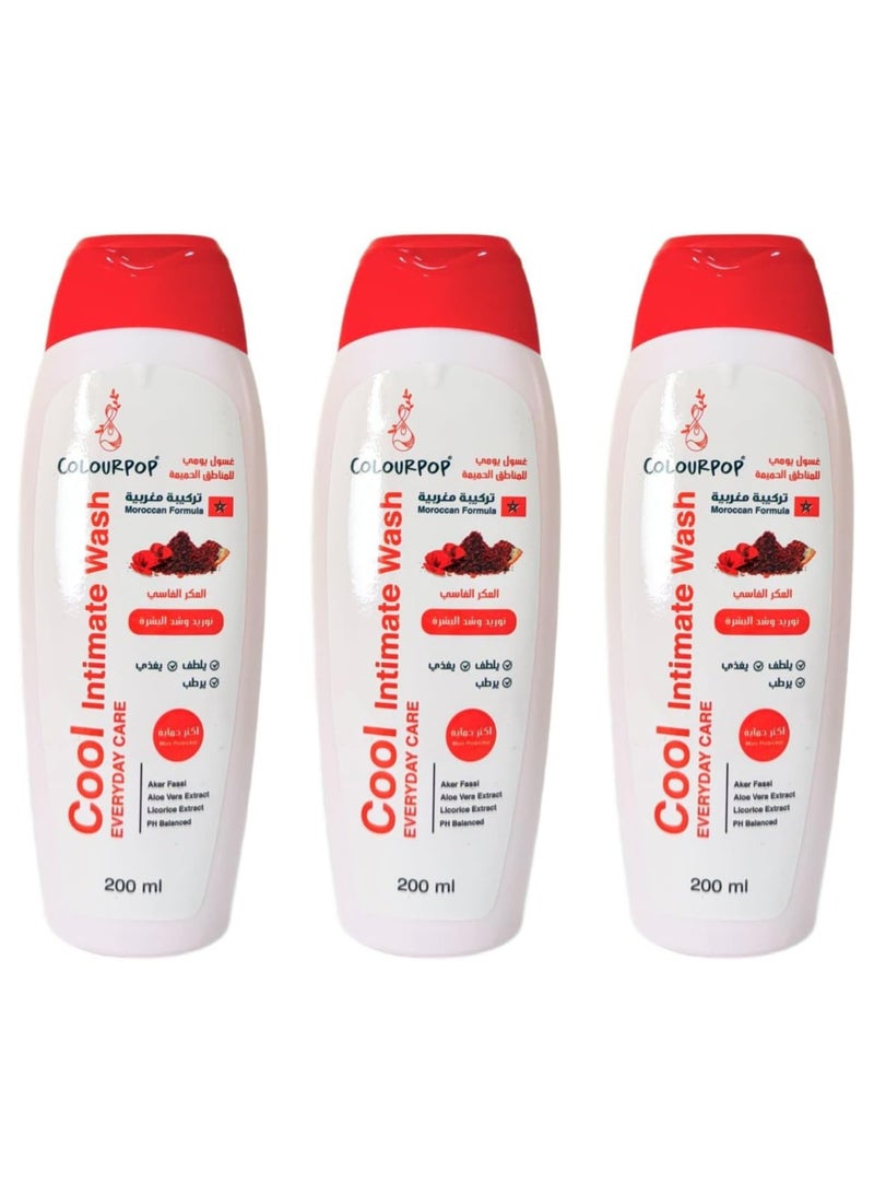 ColourPop Cool Intimate Wash – Moroccan Formula with Aker Fassi, 200ml (Pack of3) - Image 2