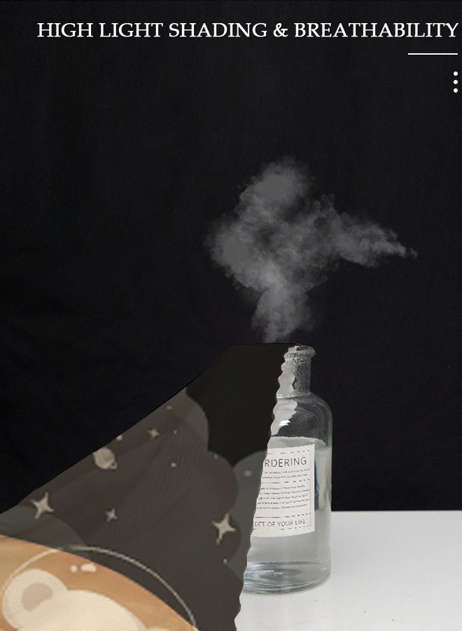 DUNISO أسفل سرير بطابقين الستائر الخصوصية الستائر تنفس الغبار سرير واحد ستائر التعتيم لوحات القماش الخصوصية تحت السرير سرير علوي المظلة خيمة الستار التظليل الستائر للنوم المنزل كلية 2 لوحات - Image 4