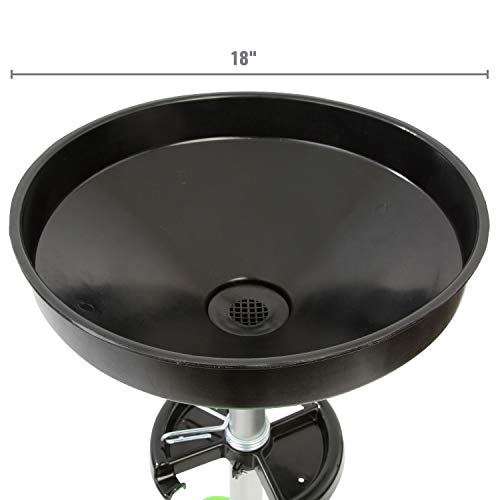 OEMTOOLS 87031 18 Gallon Oil Drain Container, Upright Adjustable Oil Drain Tank with Funnel, Waste Oil Container for Automotive Oil Changes - Image 5