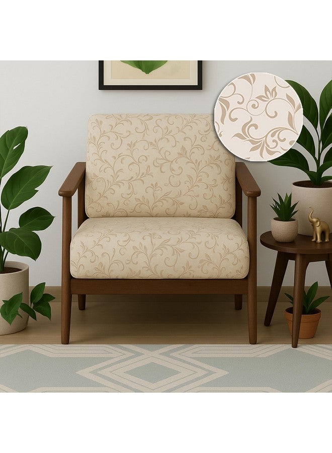 STITCHNEST غطاء أريكة مطبوع من STITCHNEST بتصميم أوراق دوارة وقابل للتمدد/سباندكس، عبوة من 6 (مناسب لأريكة تتسع لـ 3 أشخاص) - Image 2