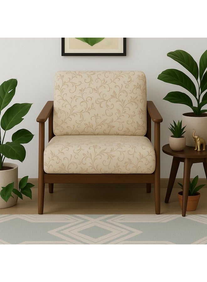 STITCHNEST غطاء أريكة مطبوع من STITCHNEST بتصميم أوراق دوارة وقابل للتمدد/سباندكس، عبوة من 6 (مناسب لأريكة تتسع لـ 3 أشخاص) - Image 1