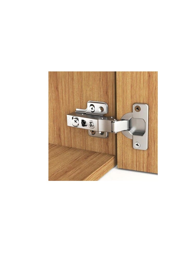 كنب درجة زاوية قابلة للتعديل لخزانة من الفولاذ المقاوم للصدأ باب خزانة مخفي بمفصلات كاملة التراكب نصف تراكب مفصلات داخلية - Image 2