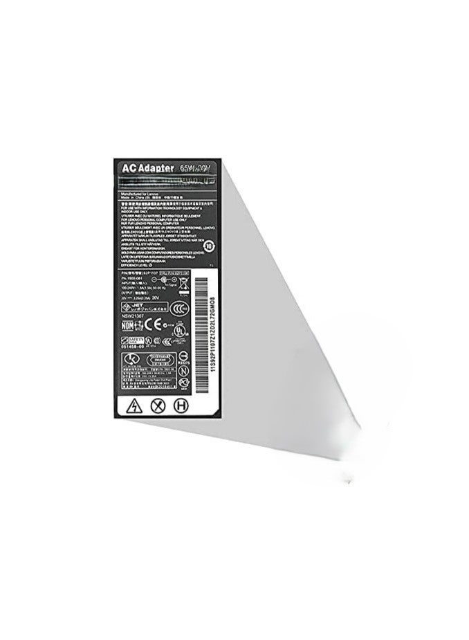 Power adapter and charger compatible with Lenovo laptops, 20V 3.25A 65W - USB DC connector - Image 3