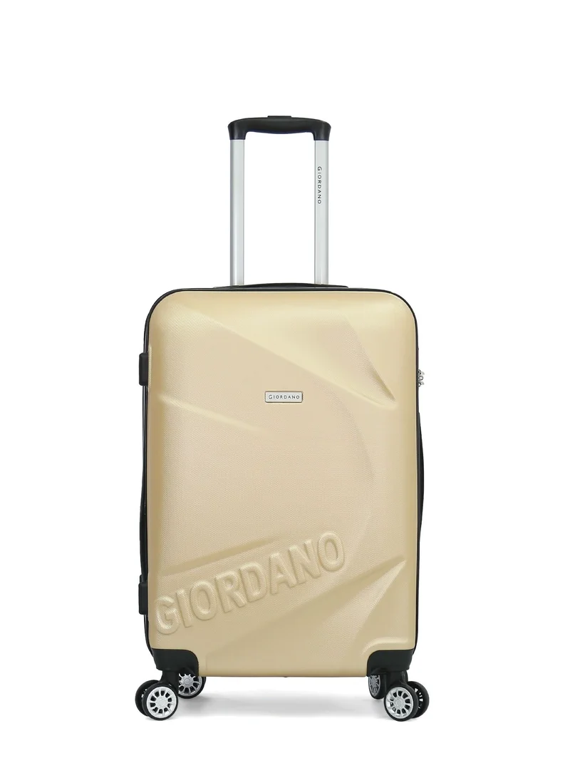 GIORDANO Hardside 3 Piece Luggage Trolley Set champagne