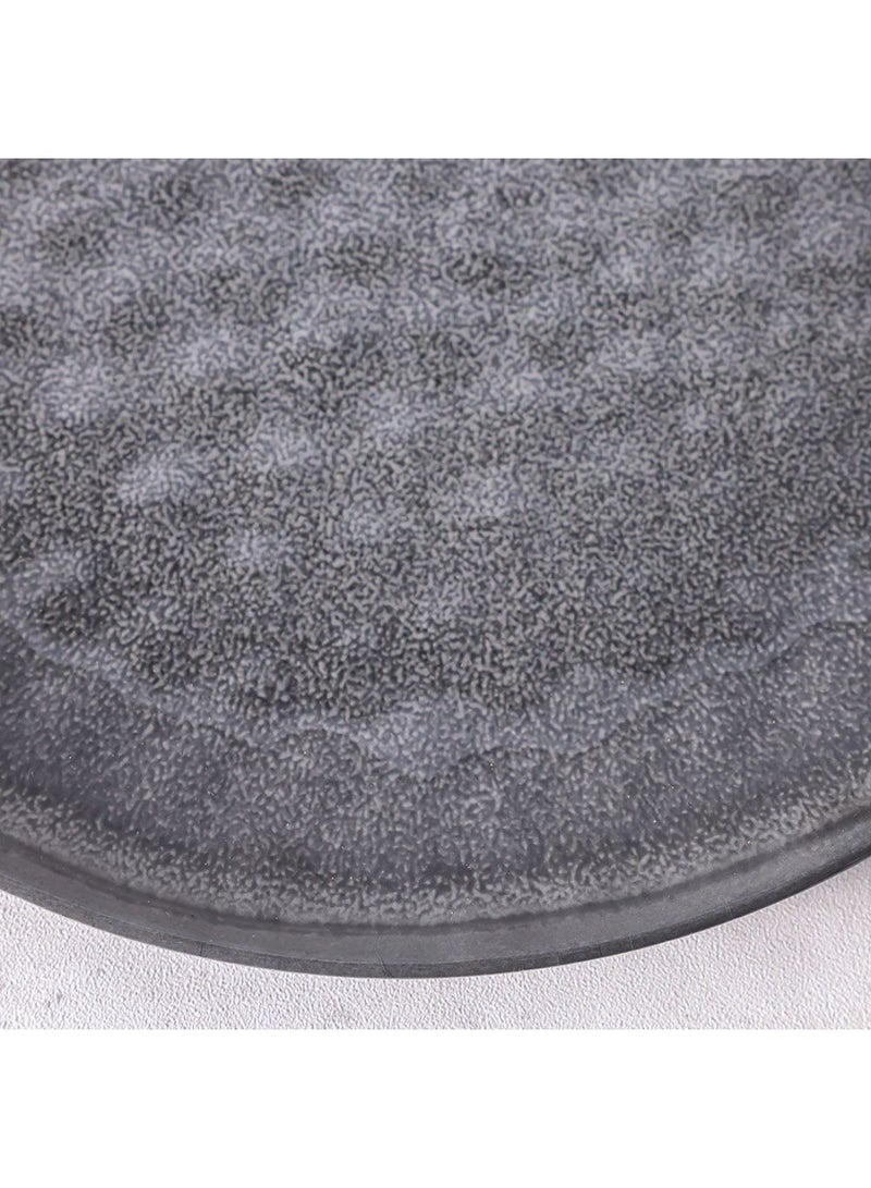 DANUBE HOME Bubbles Melamine Small Plate – Durable, Lightweight Melamine Dinnerware Plate for Home, Kitchen & Outdoor Use, Easy to Clean, Stylish Small Serving Plate 21 Cm Ash  - Image 2