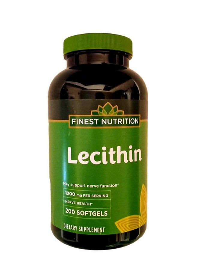 Finest Nutrition - Lecithin 1200Mg Softgels 200 Ea By Finest Nutrition - Image 1