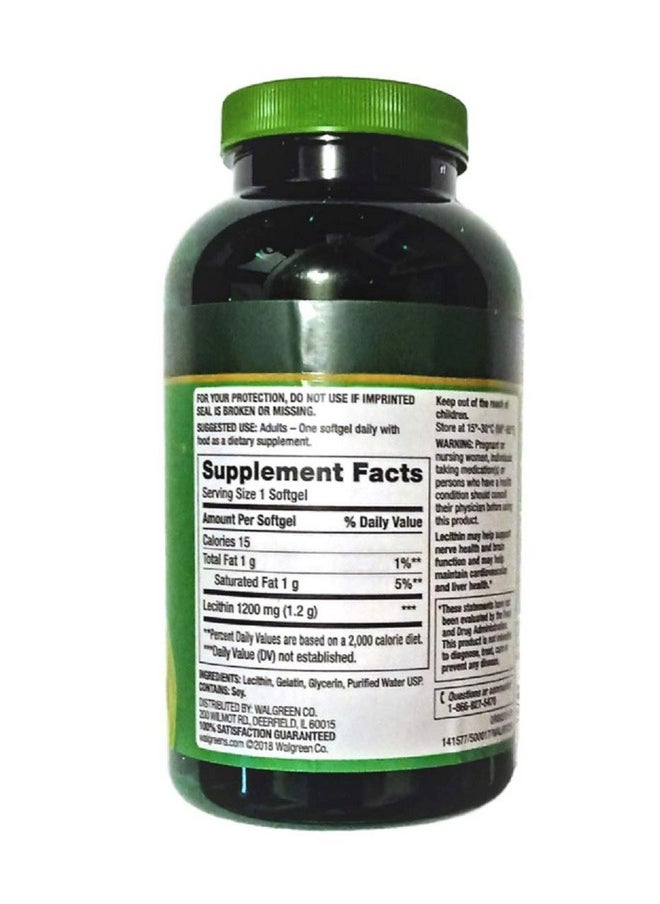 Finest Nutrition - Lecithin 1200Mg Softgels 200 Ea By Finest Nutrition - Image 1