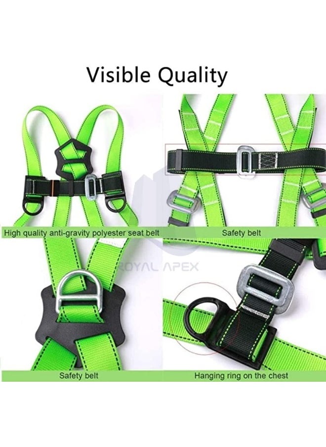 Biella Biella Body Fall Protection Safety Harness â€“ Essential Climbing Prevention with Hook for Construction, Window Cleaning, Measurement, and More  - Image 3