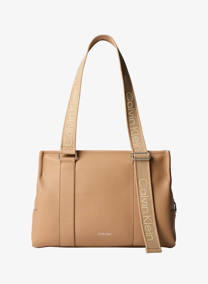 Logo Strap Tote Bag