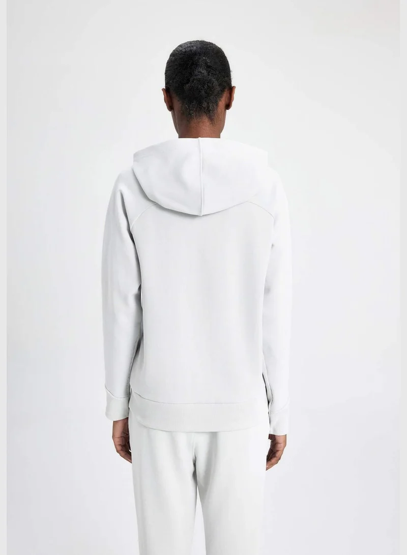 DeFacto Woman Sweatshirt Hooded Long Sleeve