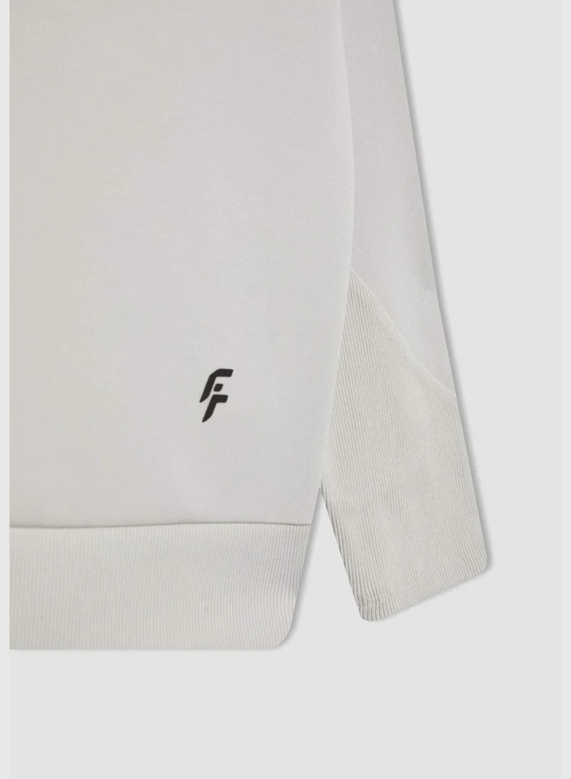 DeFacto Woman Sweatshirt Hooded Long Sleeve