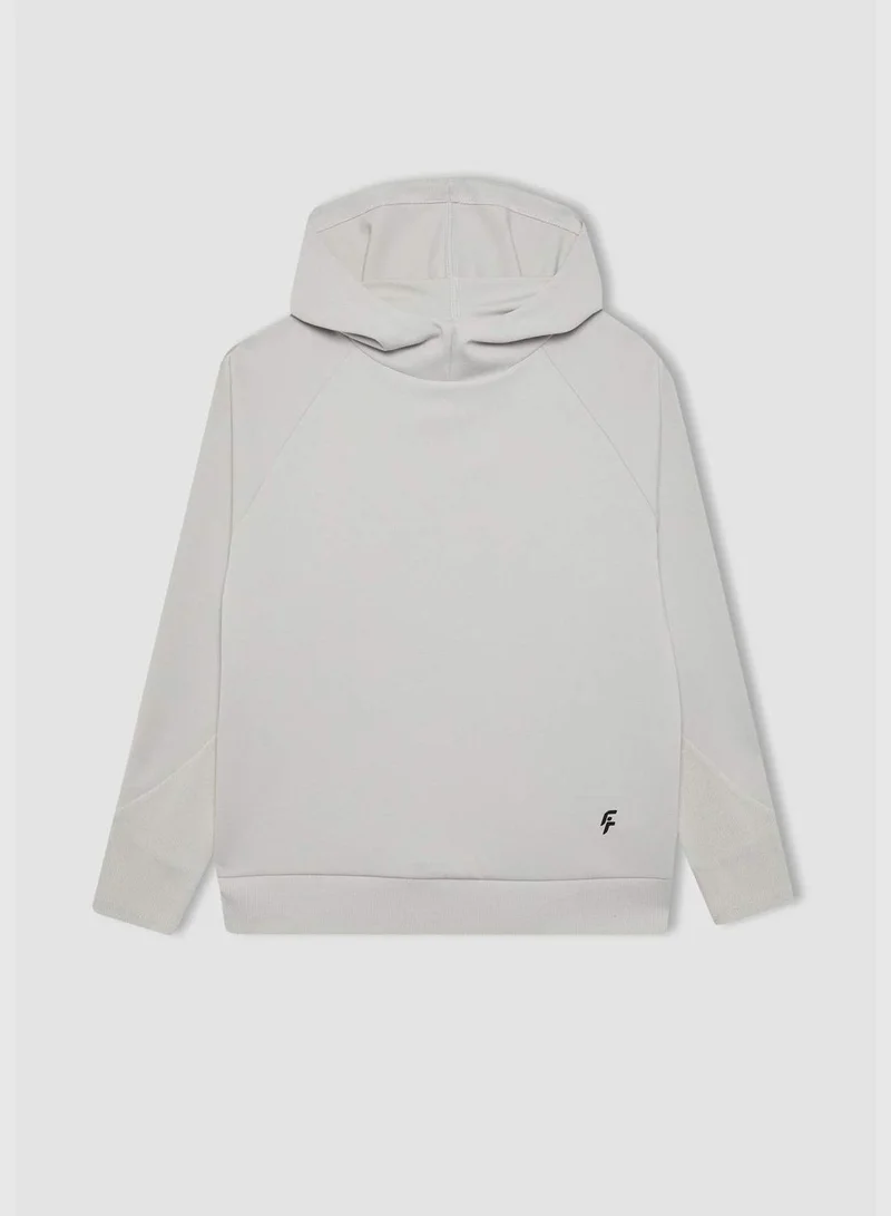 DeFacto Woman Sweatshirt Hooded Long Sleeve